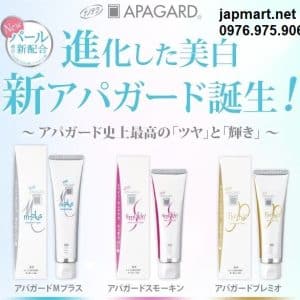 Kem đánh răng Apagard Nhật Bản - Răng chắc khỏe, trắng sáng